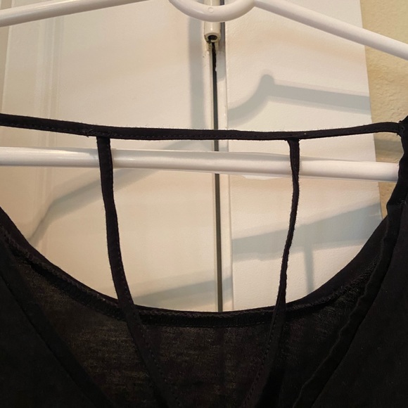 black open back shirt - Picture 4 of 4